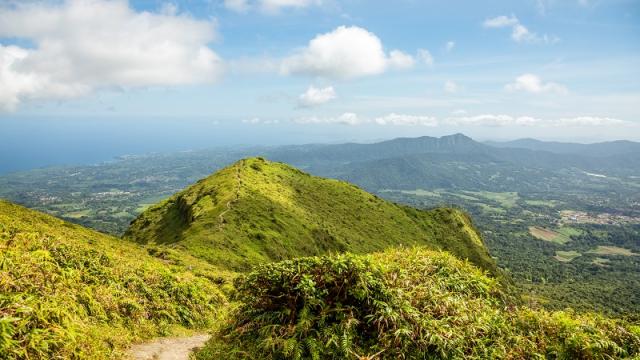 Montagne Pelée Volcan Point de vue Morne-Rouge Martinique