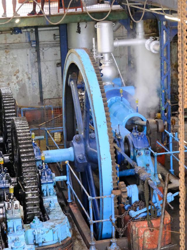 Machine à vapeur Rouage Distillerie La Favorite Martinique