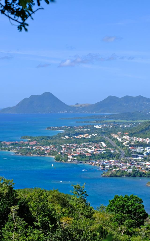 Panorama City of Marin Morne Larcher Diamond Rock Martinique