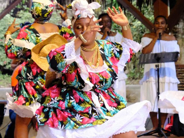 Traditional dance Savane des Esclaves Trois-Îlets Martinique