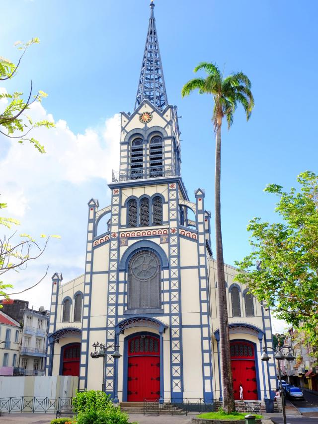 Cathédrale Saint-Louis Extérieur Fort-de-France Martinique