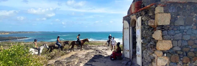 Chapelle de la Vierge des Marins Grand Macabou Randonnée équestre Trace des Caps Vauclin Martinique