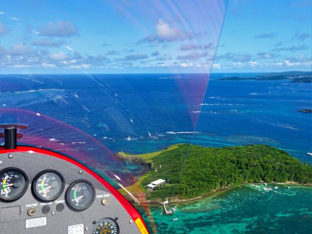 Aerodream Autogire Ilet Thierry Baignoire de Joséphine François Martinique