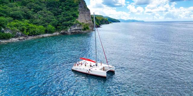 Baignade Catamaran Kokoumdo Trois îlets Martinique