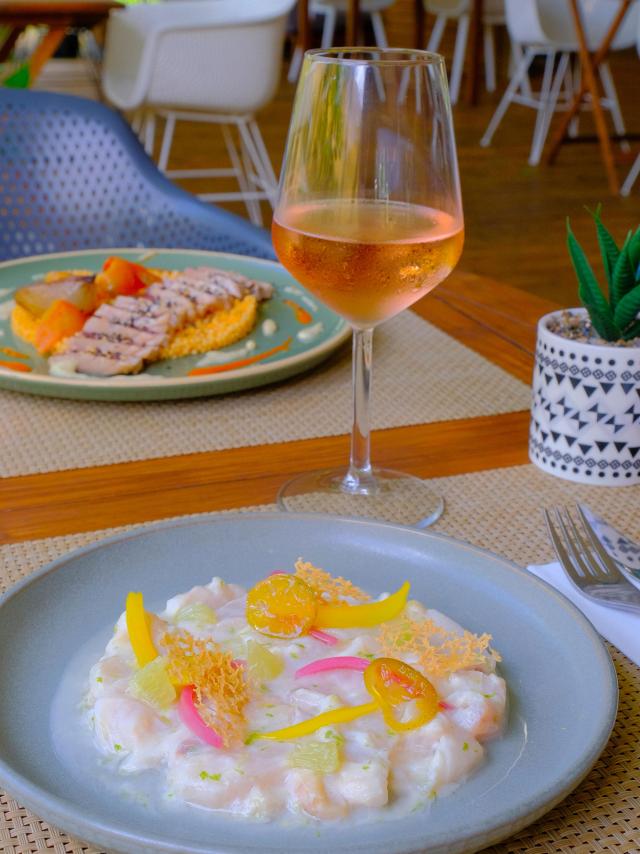 Fish Tartar Tuna Tataki L'escale Les Anses d'Arlets Martinique