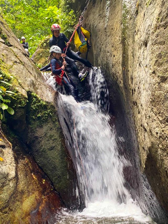 Canyoning Morne-vert Martinique