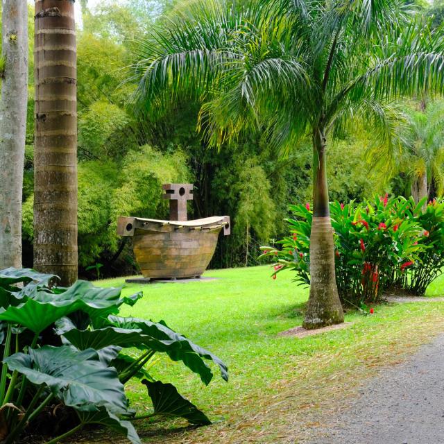 Garden Boat House Saint-Etienne Distillery Gros-Morne Martinique