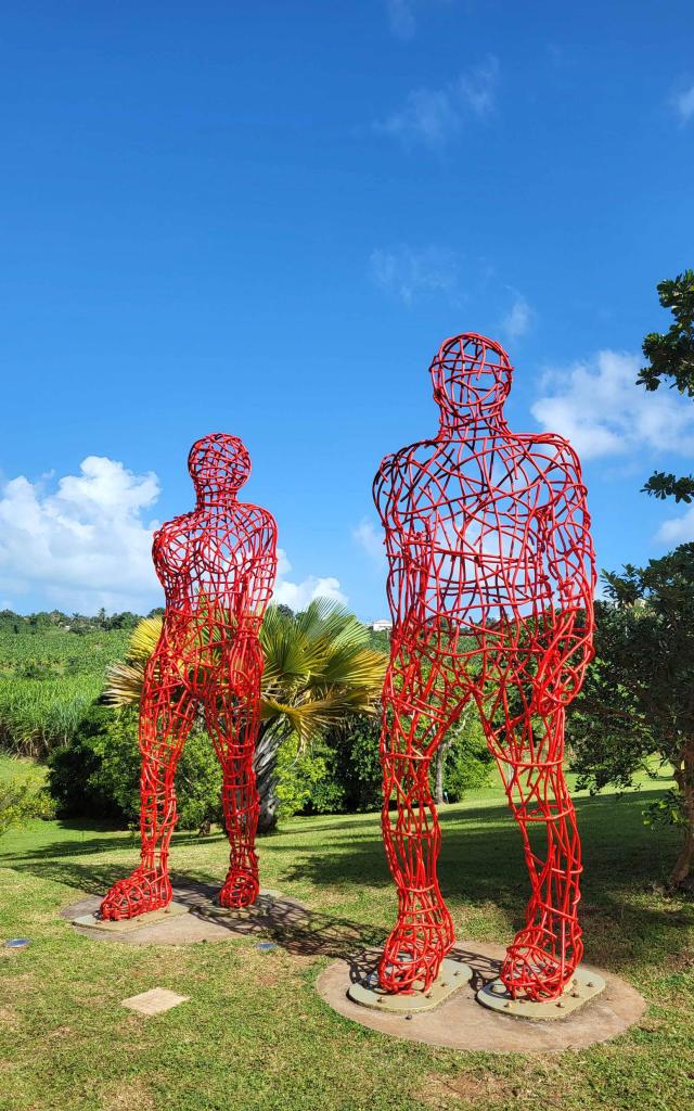 Jardin Sculpture Hervé Beuze Habitation Clément François Martinique