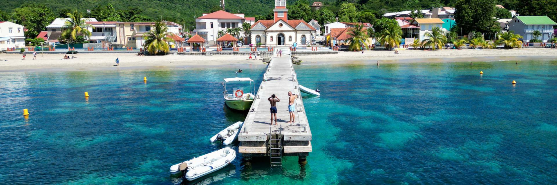 Pontoon Church Bourg Anses d'Arlet Martinique