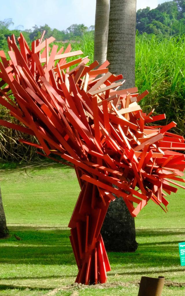 Sculpture Miguel Chevalier Dwelling Clément Francois Martinique