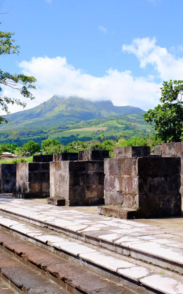 Ancien théâtre Ruine Saint-Pierre Martinique