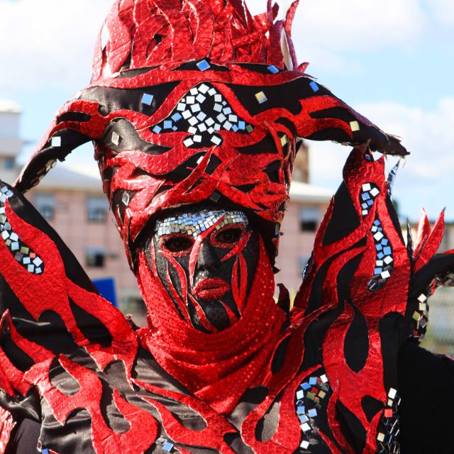 Diable rouge Carnaval Fort-de-France Martinique