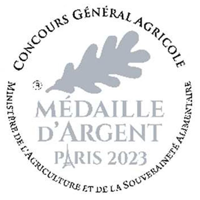 Médaille d'argent Concours Général Agricole de Paris 2023