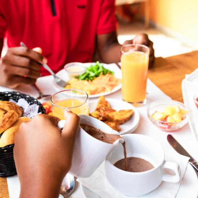 Petit déjeuner Hôtel-restaurant Tante Arlette Grand'rivière Martinique