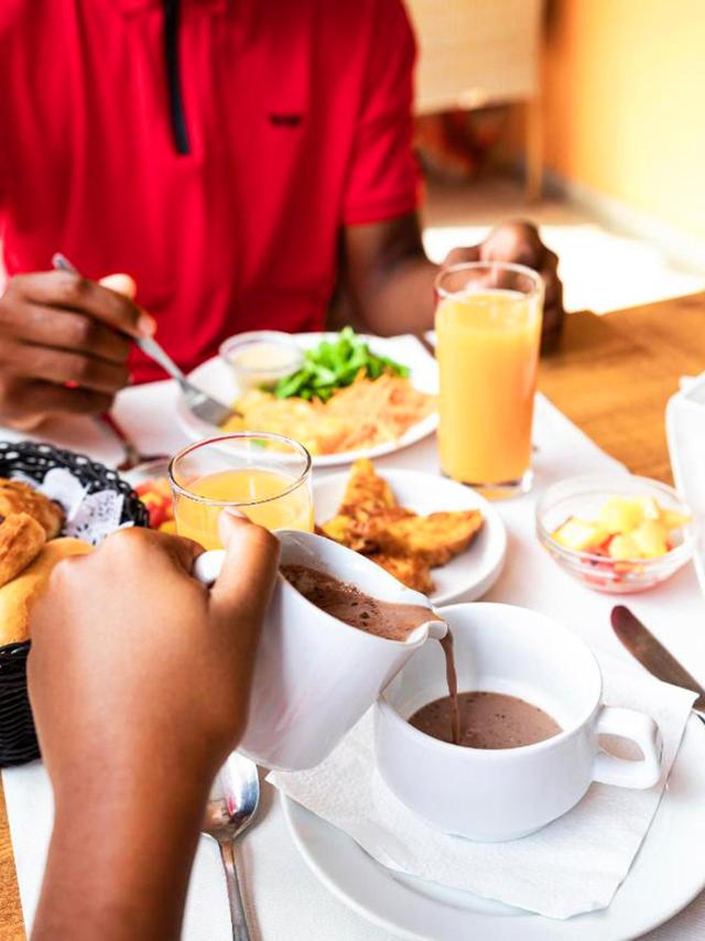 Petit déjeuner Hôtel-restaurant Tante Arlette Grand'rivière Martinique