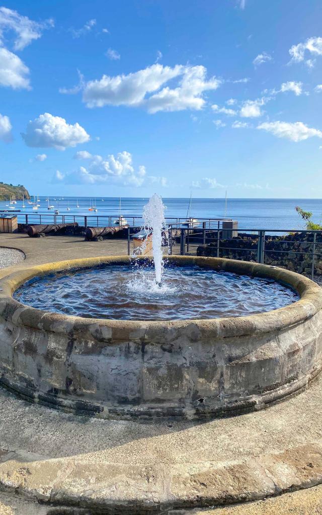 Fontaine Mémorial de la catastrophe de 1902 Musée Franck A.Perret Saint-Pierre Martinique