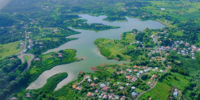 Barrage de la Manzo Acf Aviation Lamentin Martinique