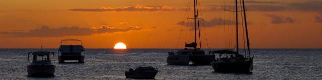 Sunset Ansemitan Beach Troisilets Martinique