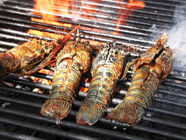 Langoustes grillées Recette Martinique