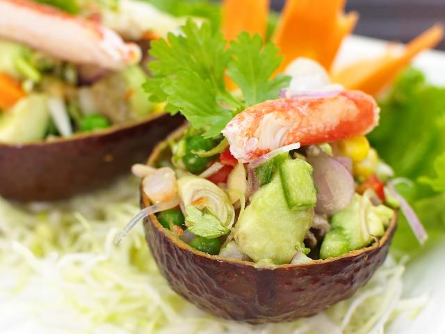 Salade avocat crevettes Recette Martinique