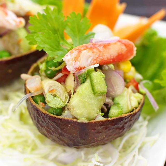 Salade avocat crevettes Recette Martinique