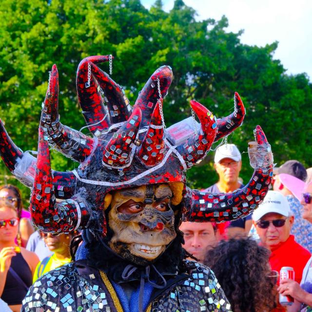 Diable rouge Carnaval Martinique