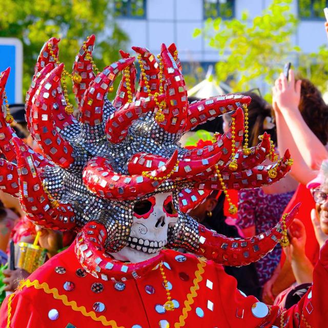 Diable rouge Carnaval Martinique