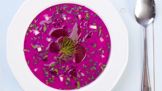 Soupe violette Recette Martinique