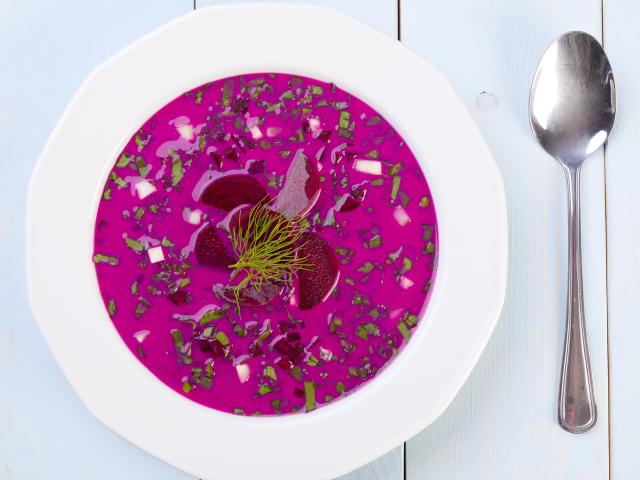 Soupe violette Recette Martinique