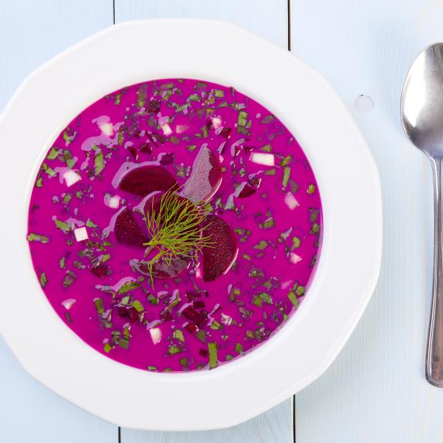 Soupe violette Recette Martinique