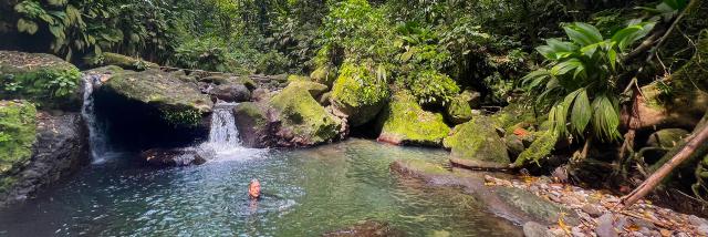 Baignade Canyoning Absalon Bureau de la randonnée et du canyoning Fort-de-France Martinique