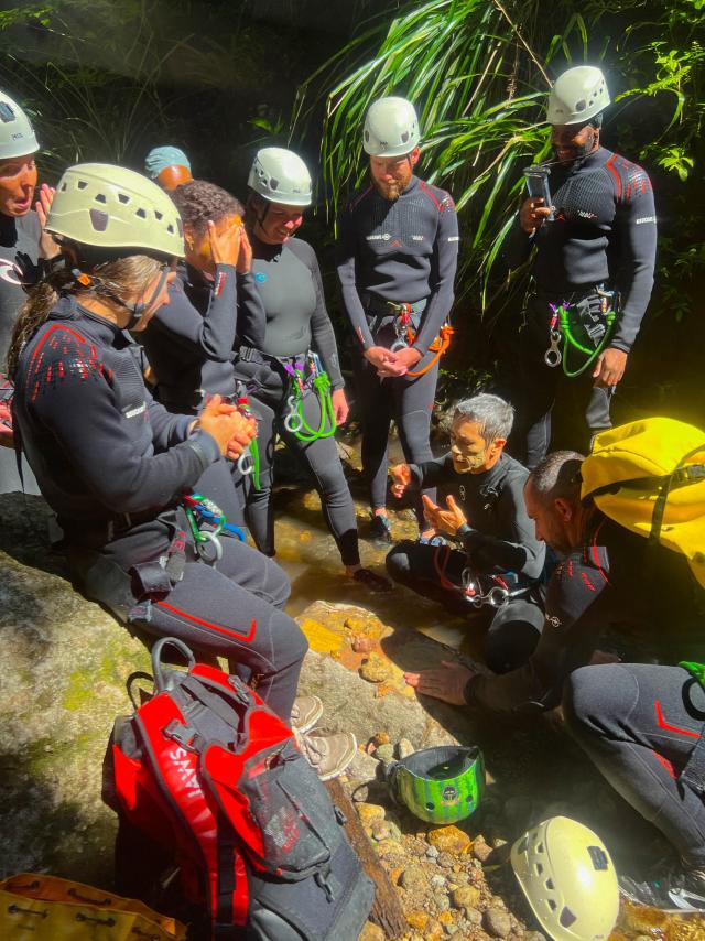 Canyoning Rivière Mitan Bureau de la randonnée et du canyoning Morne-Vert Martinique