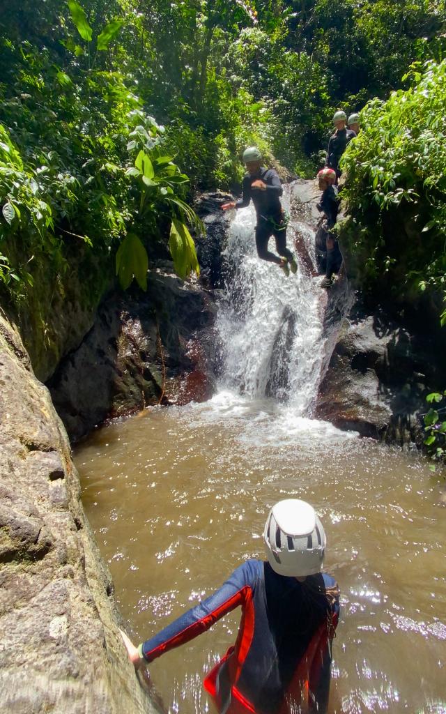 Canyoning Rivière Mitan Bureau de la randonnée et du canyoning Morne-Vert Martinique