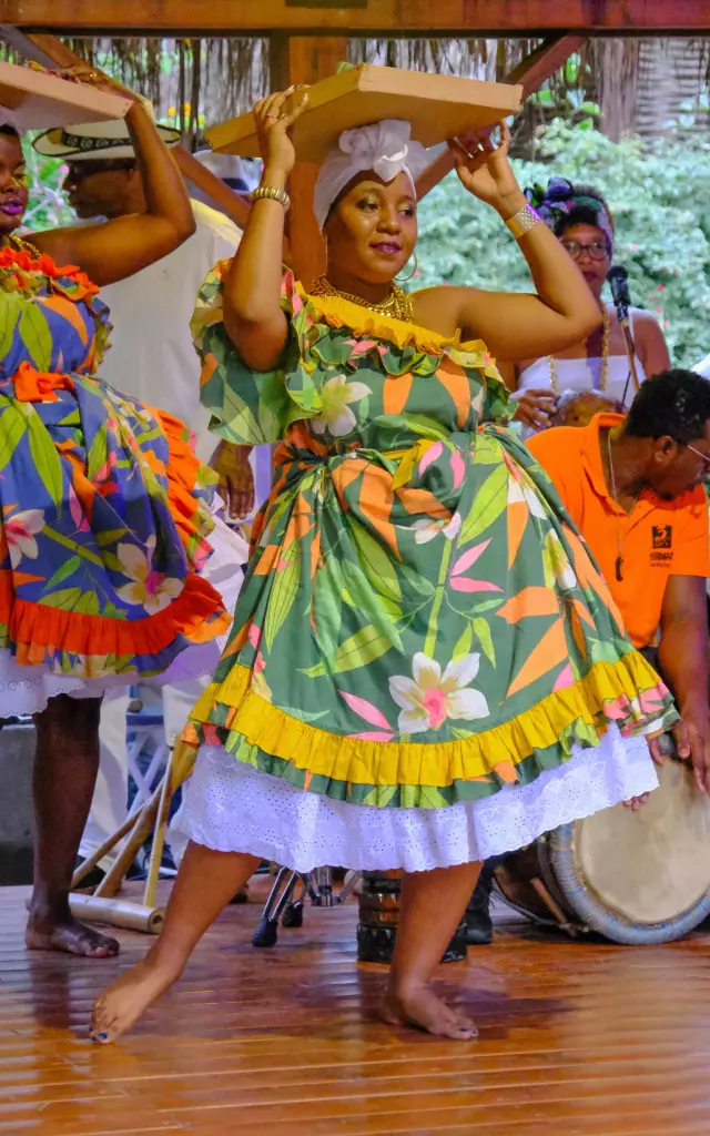 Spectacle de danse traditionnelle La Savane des Esclaves Les Trois-îlets Martinique