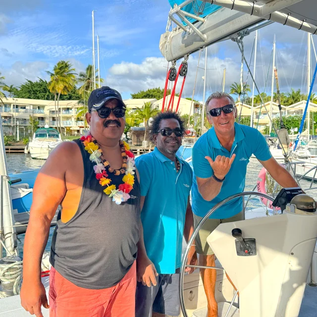 Crew Catamaran Lacreolecata Troisilets Martinique