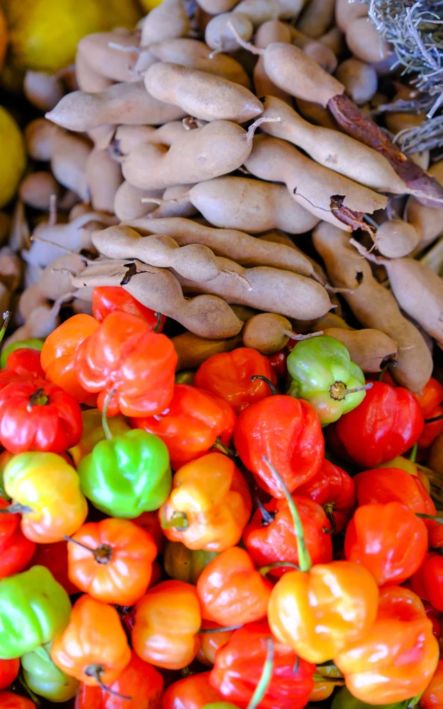 Marché Piment bondamanjak Tamarin Saint-Pierre Martinique