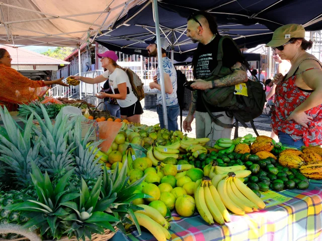 Marché Fruits et légumes Saint-Pierre Martinique