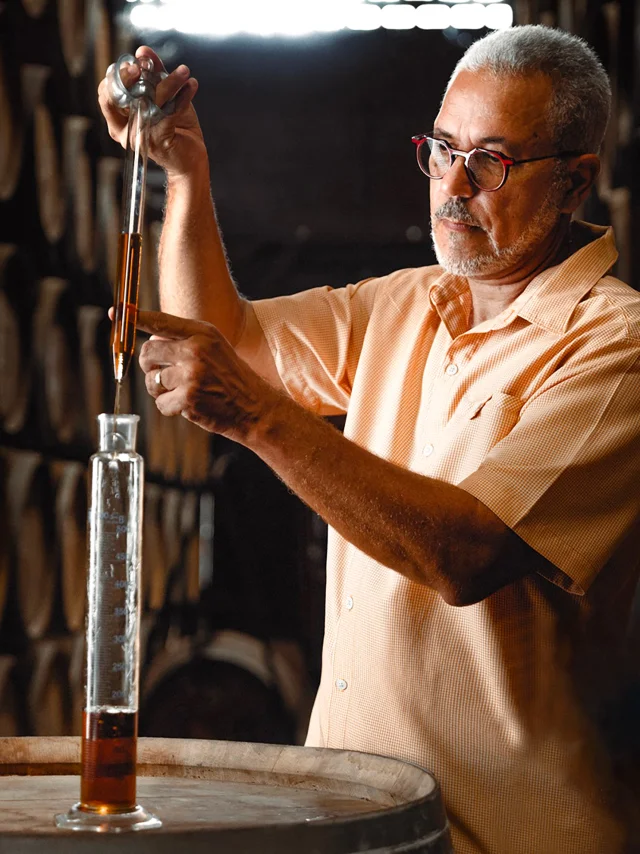 Daniel Baudin Maître de Chai Rhum Plantation Trois Rivières Sainte-Luce Martinique