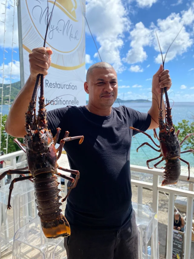 Gary Langoustes Restaurant Mya-Moh Sainte-Luce Martinique