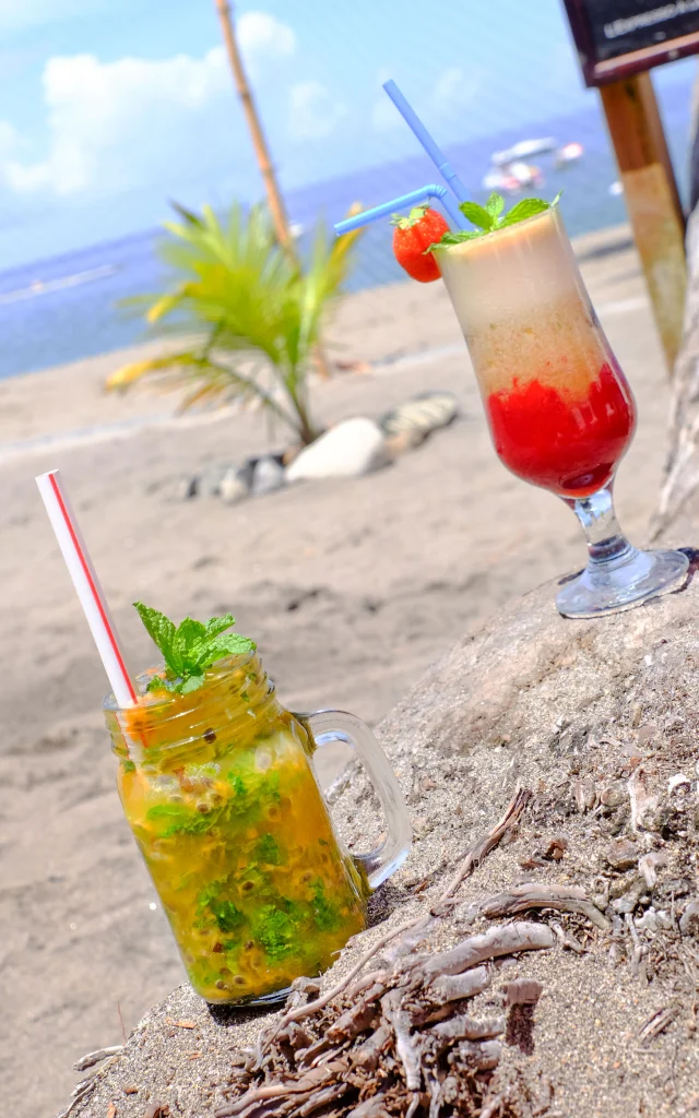 Cocktail Restaurant Beach Grill Carbet Martinique