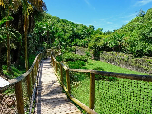 Jardin Zoo Habitation Latouche Carbet Martinique