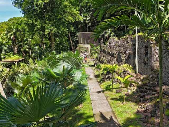 Jardin Zoo Habitation Latouche Carbet Martinique