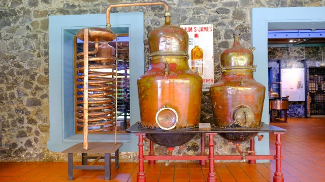 La maison de la distillation Distillerie Saint James Sainte-Marie Martinique