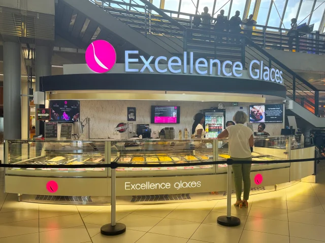 Boutique Aéroport Glacier Excellence glaces Lamentin Martinique