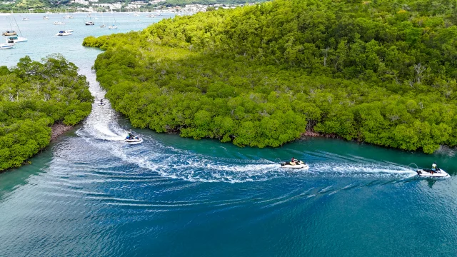 Jet ski Jet7 Mangrove Baie du Marin Martinique